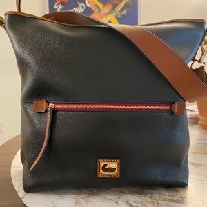 Dooney and Bourke black leather Camden purse